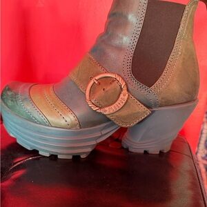 John Fluevog Soca Platform Shoes